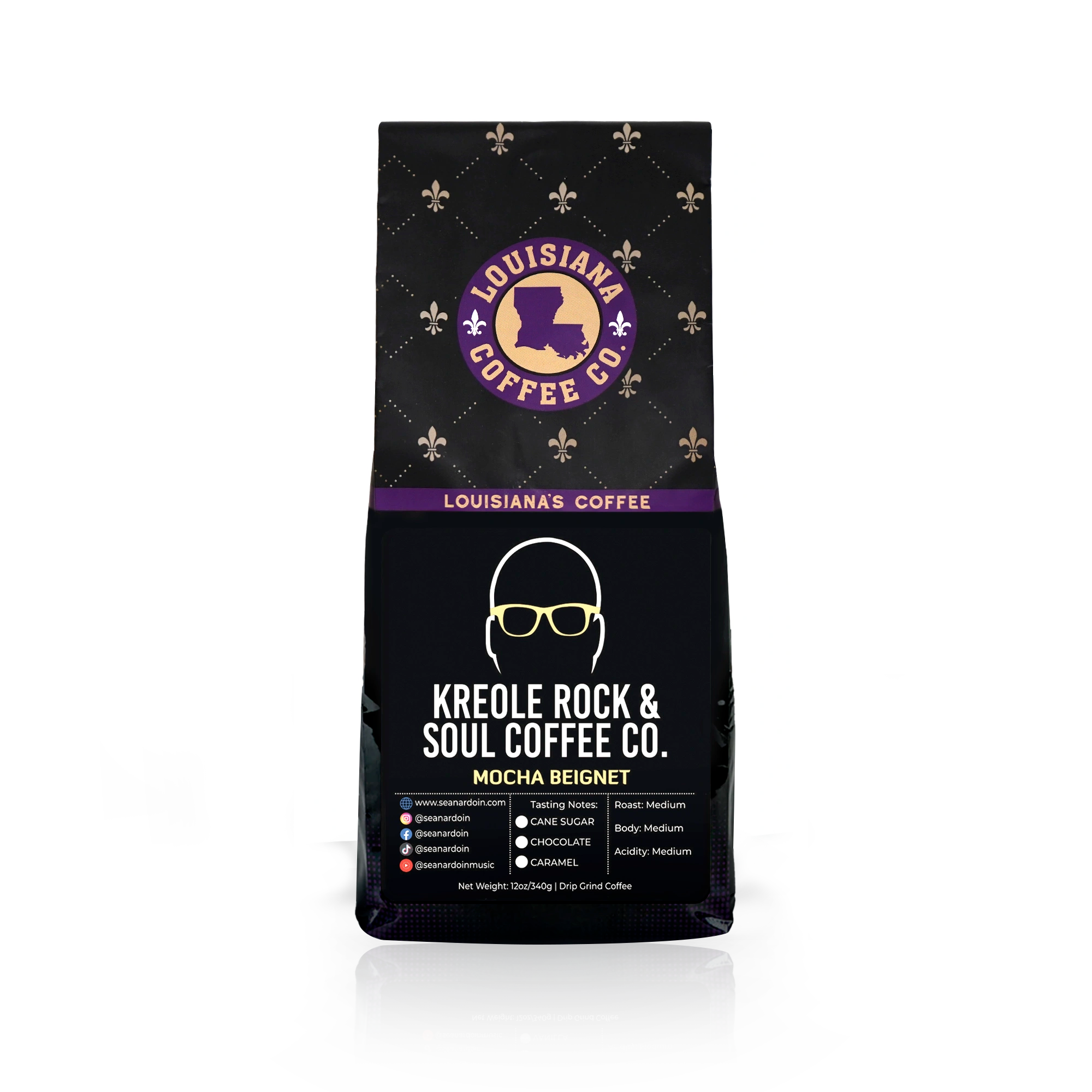 Kreole Rock & Soul Coffee Co. - Mocha Beignet 12oz